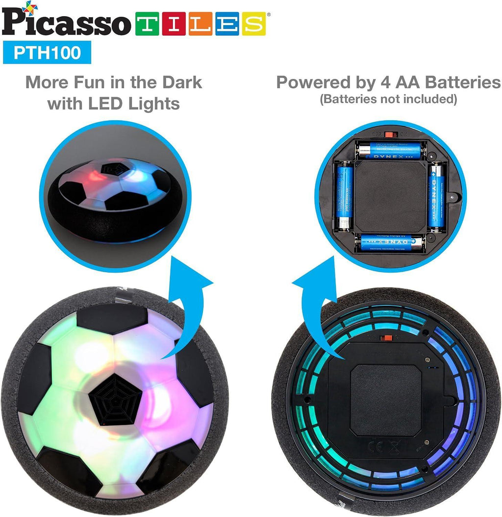PicassoTiles Soccer Hoverball Air Hockey Electric