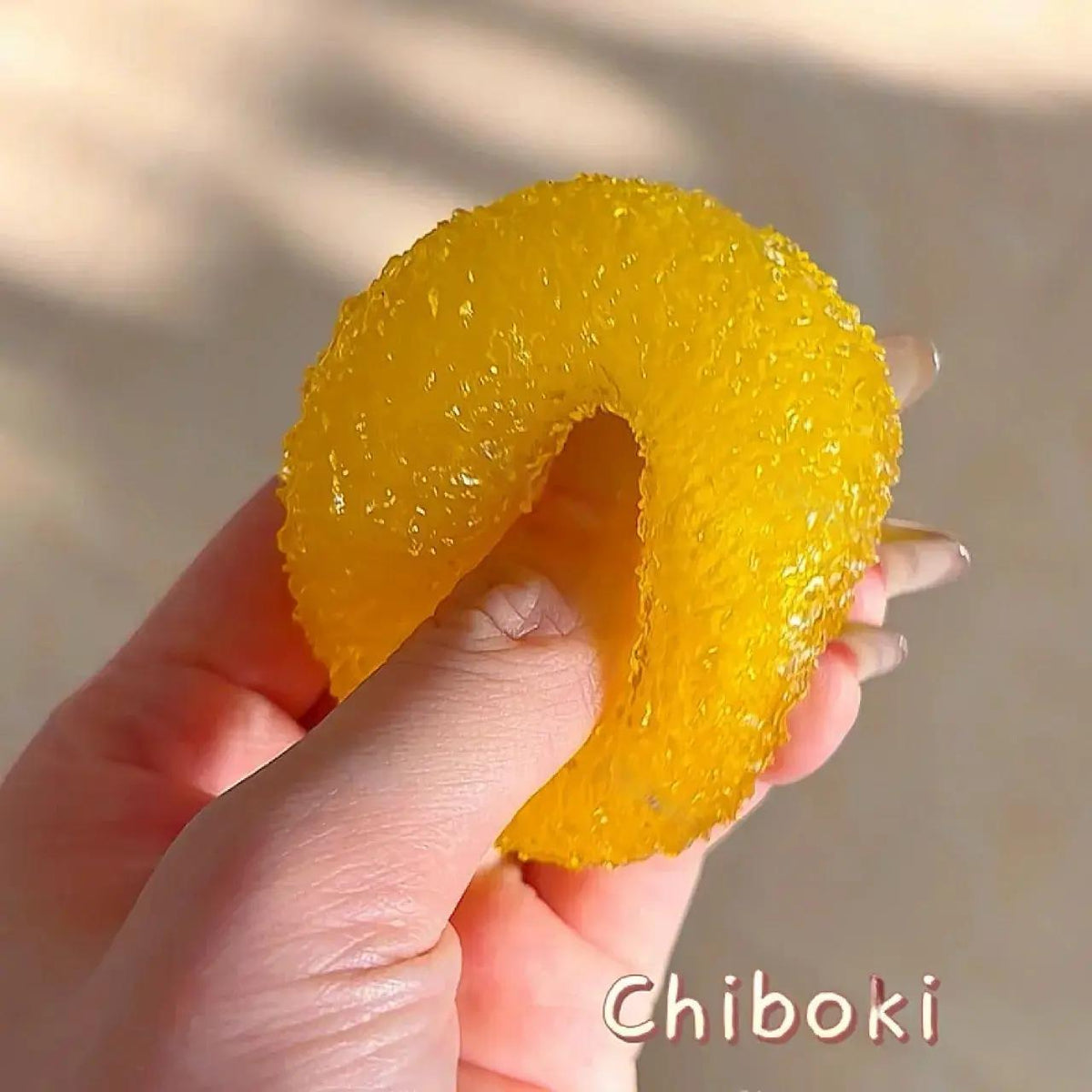 Lemon Slush Rice Cake Stress Relief Ball ASMR Sensory Fidget Toy Kawaii Desk Toy Chiboki Studio