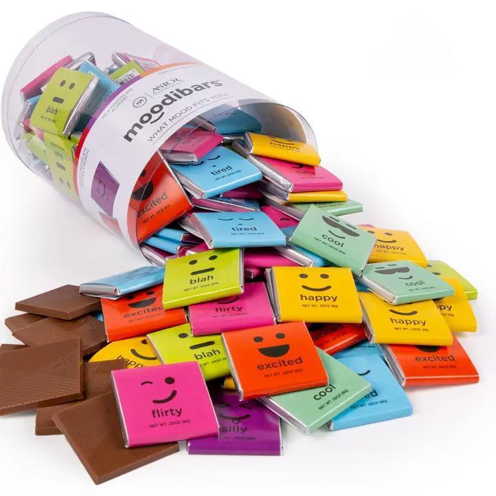 Moodibars® Squares Tub - Assorted Squares 120 pcs in tub