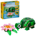 31377 Turtle with a Water Lily Flower