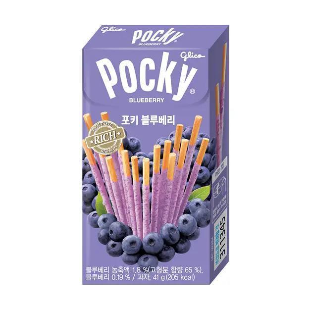 Glico Pocky Blueberry Biscuit Stick 41g (Korea)