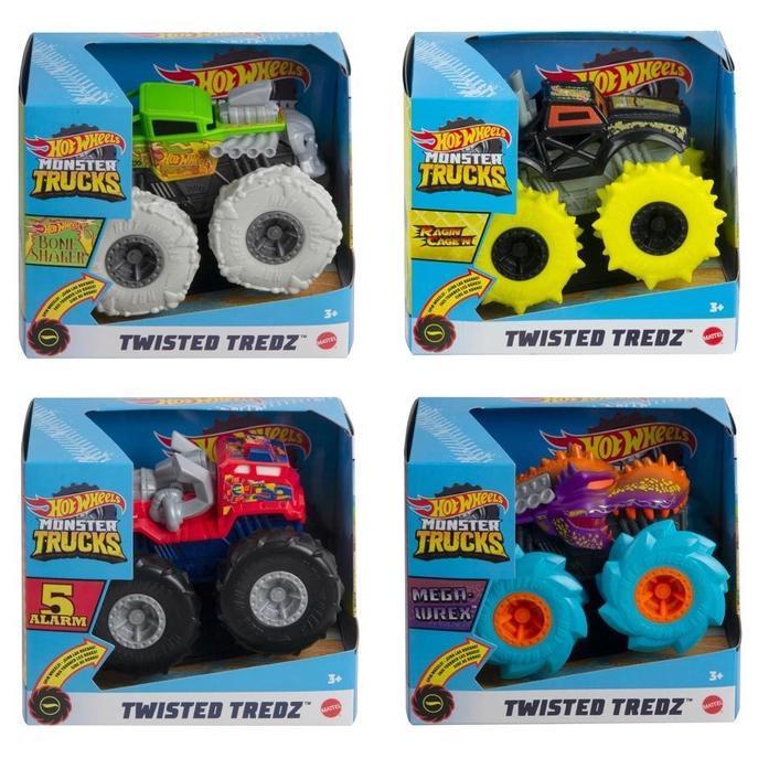 Hot Wheels Monster Trucks Twisted Tredz Vehicles