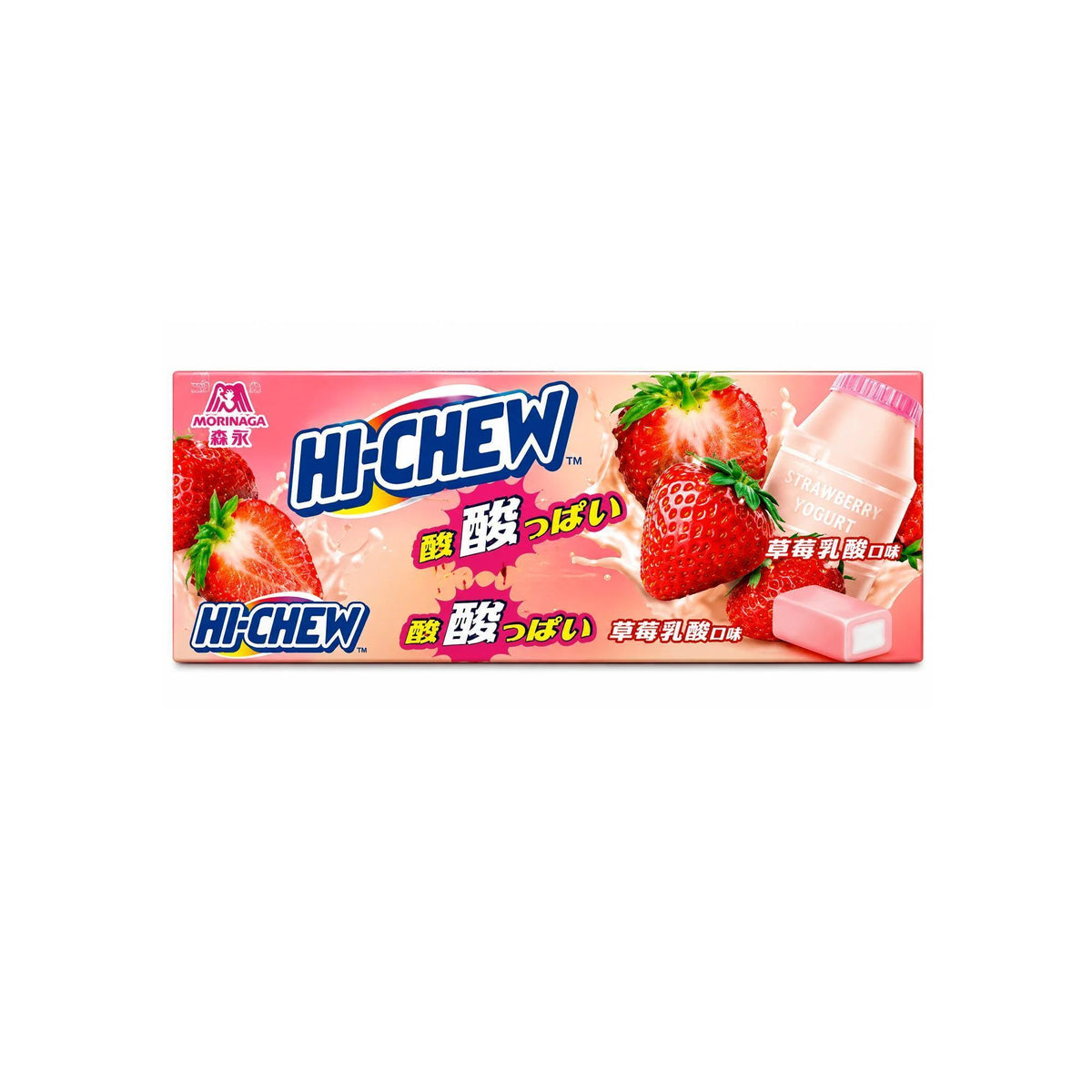 Hi-Chew Strawberry Yogurt Soft Candy 50g (Taiwan)