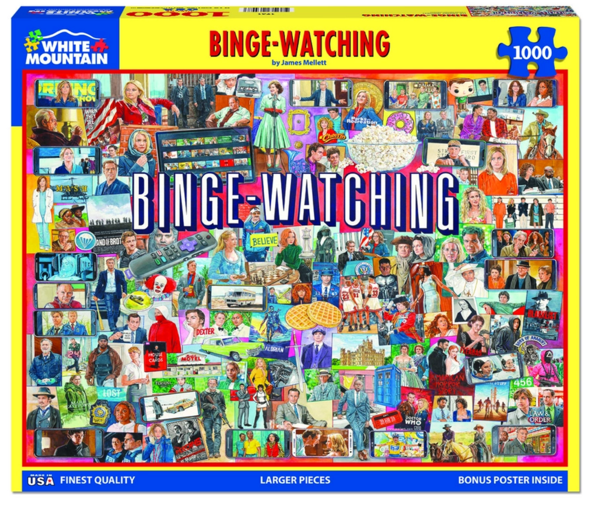Binge-Watching (1761pz) - 1000 Piece Jigsaw Puzzle