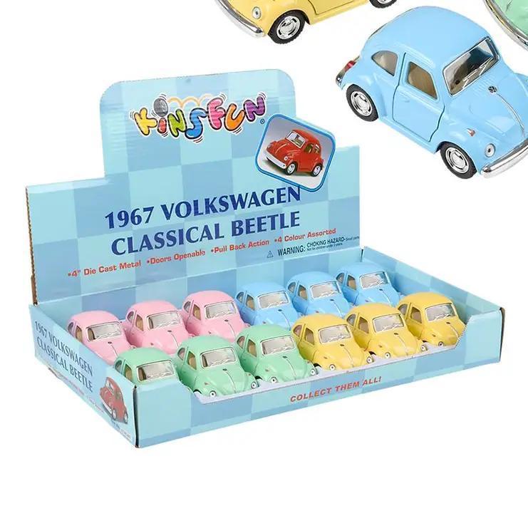 4" DIECAST PULL BACK 1967 VOLKSWAGEN CLASSIC BEET