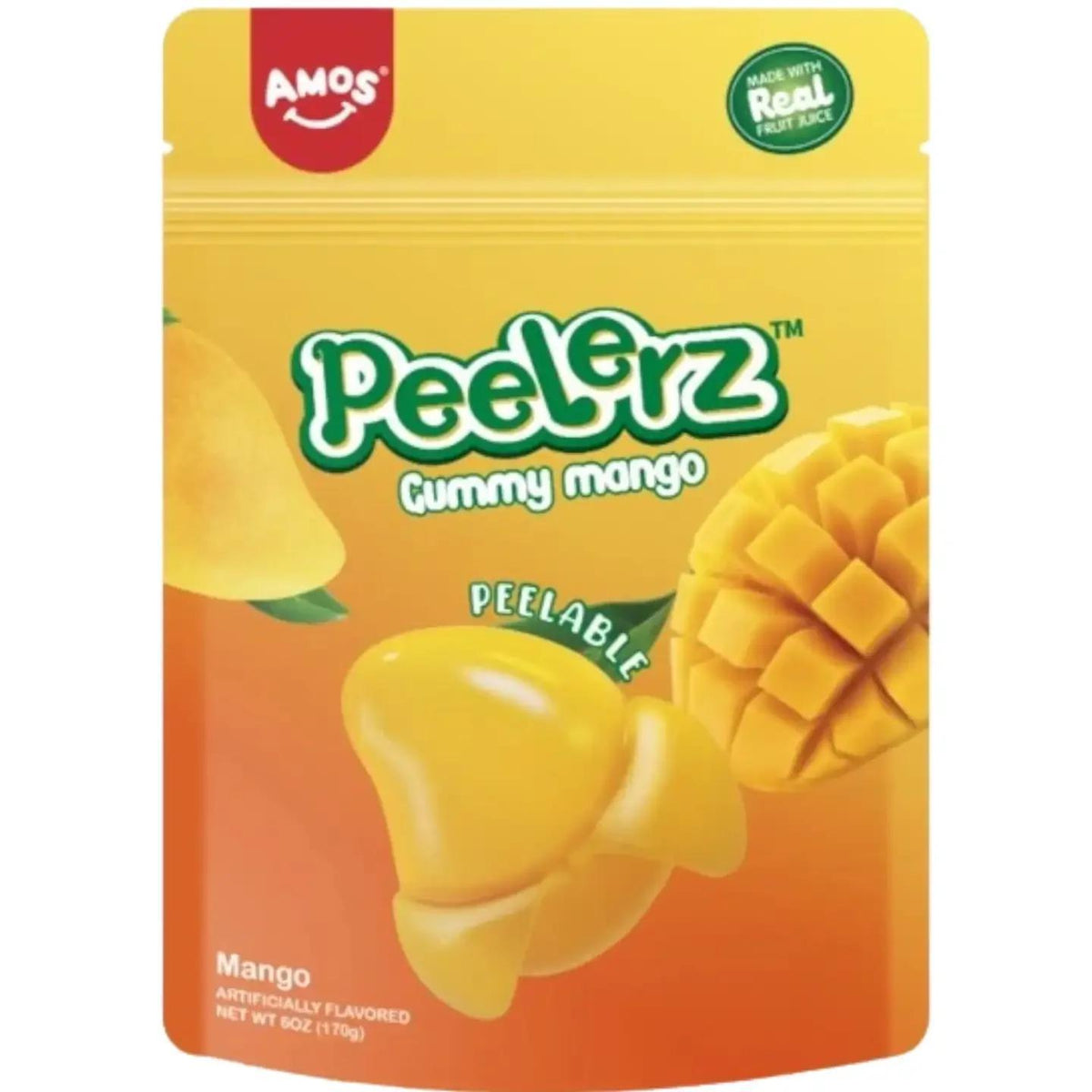 Amos Peelerz Giant Gummy Mango Peelable Candy (4.76oz)