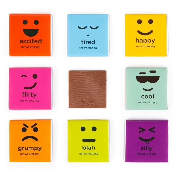 Moodibars® Squares Tub - Assorted Squares 120 pcs in tub