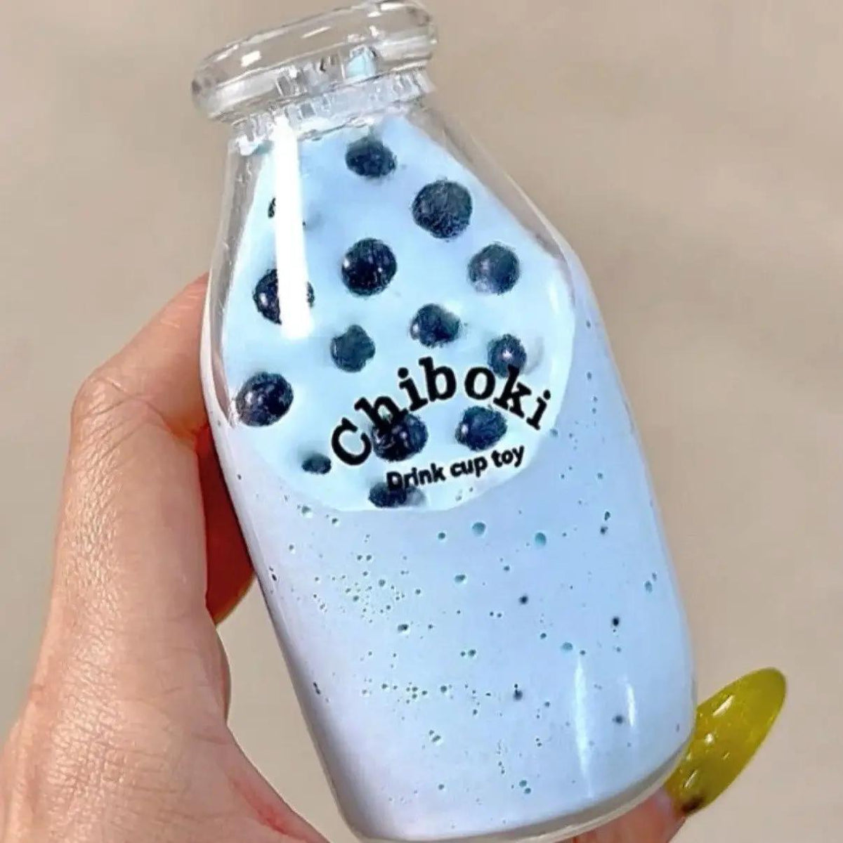 Soda Marble Bottle Stress Relief Ball Japanese Ramune Inspired Fidget Toy Chiboki Studio
