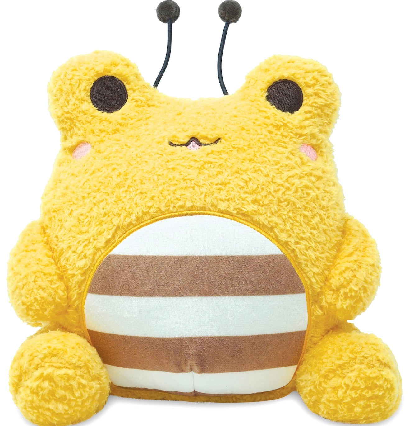 Bumble Wawa (Soft Fluffy Yellow Bee Frog Plushie)