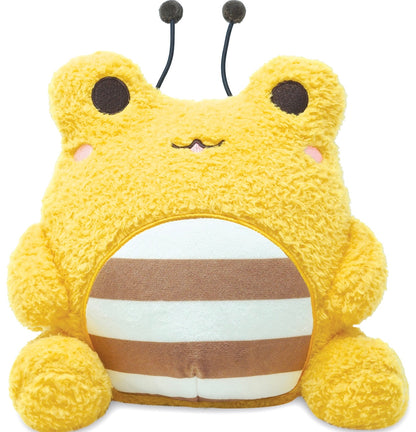 Bumble Wawa (Soft Fluffy Yellow Bee Frog Plushie)