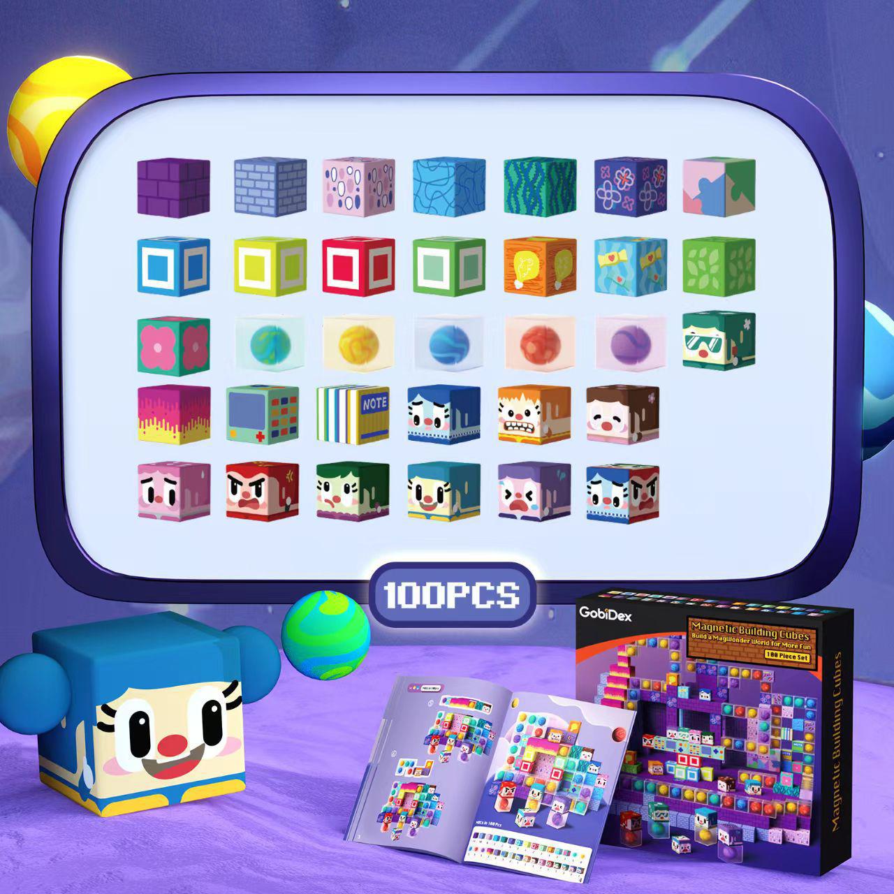 Mood Matrix -100PCS Magnetic Building Blocks