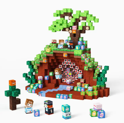 GobiDex - 2.5cm Mystic Grove (100pcs Magnetic Blocks)