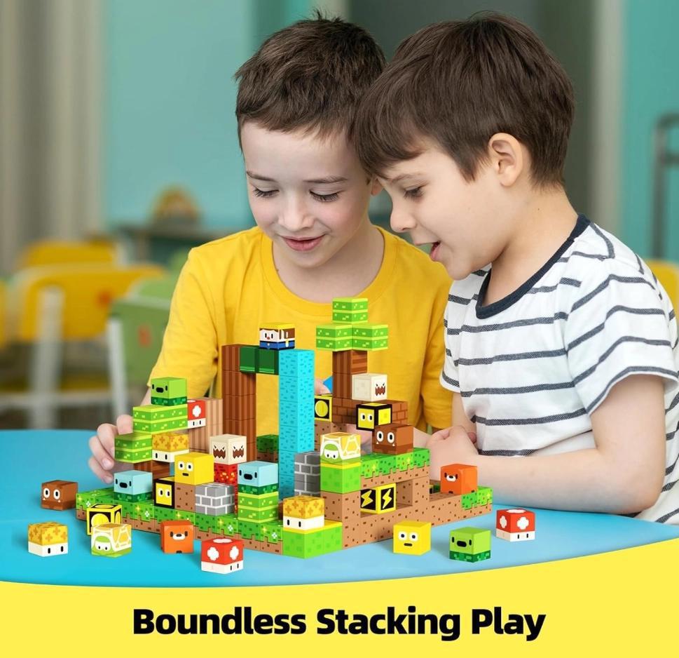 Lumberjack (100pcs Magnetic Blocks)
