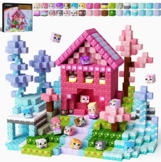 GobiDex - 2cm 200PCS Elf Theme Magnetic Building Blocks