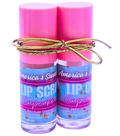 Buff and Shine Lip Scrub and Oil Duos