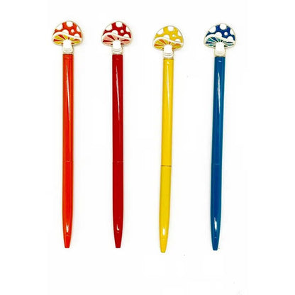 Enamel Mushroom Charm Pen