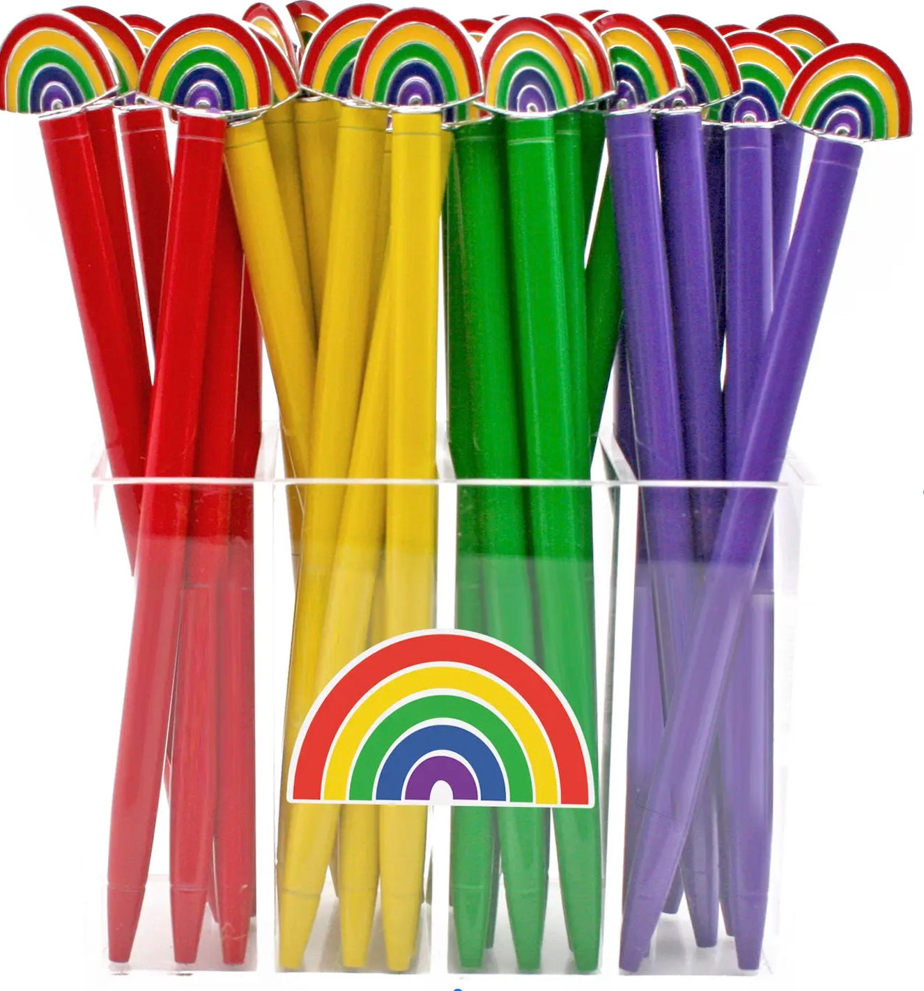 Enamel Rainbow Charm Pen
