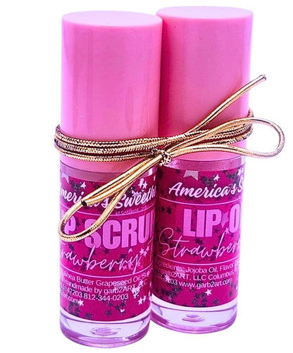 Buff and Shine Lip Scrub and Oil Duos