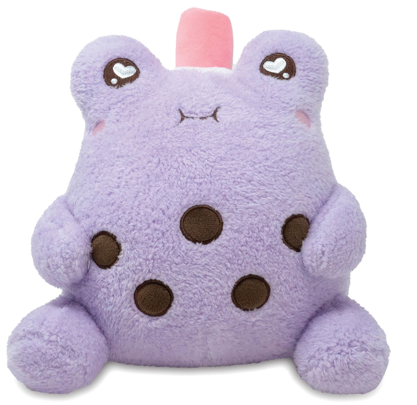 Boba Wawa (Cute Soft Kawaii Purple Drink Frog Plushie)