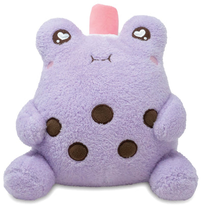 Boba Wawa (Cute Soft Kawaii Purple Drink Frog Plushie)
